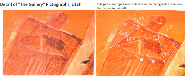 Detail Utah Great Gallery Pictographs 1